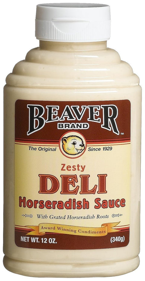 Beaver Brand Cocktail Sauce with Fresh-Grated Horseradish, 13oz, Zesty Seafood & Shrimp Cocktail Sauce