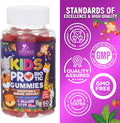 Nature'S Nutrition Kids Probiotic Gummies - Chewable Daily Probiotics for Kids Ages 3+ - Natural Digestive Health & Immune Support Vitamin - Nature's Recommended Vegan Gluten & Dairy Berry Flavored - 60 Gummies