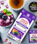 Hyleys Immunity Tea with Ecea BlackBerry Flavor - 25 Tea Bags (1 Pack) - Support Your Immune System