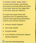 Garden of Life Vitamin Code Zinc Vegan Capsules 60 Ct
