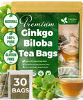 FreshDrinkUS, Premium 120 Mulberry Leaf Tea Bags, 100% Natural & Pure from Mulberry Leaves. Loose Leaf Herbal Tea. Made with Natural Material Tea Bags. No Sugar, No Caffeine, No Gluten, Vegan.