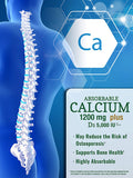 Absorbable Calcium 1200 mg with Vitamin D3 5000 IU | 120 Softgels | Calcium Carbonate Supplement | Non-GMO Gluten | Nature's Truth