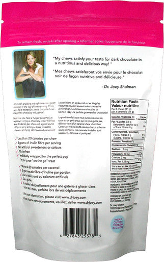 Dr. Joey's Chocolate Chew SKINNYCHEWS - 32 chews/bag 180 gram