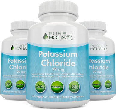 Purely Holistic Potassium Supplement 365 Tablets