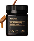 Manukora Raw Manuka New Zealand Honey MGO 850+, Non-GMO, Monofloral, 3rd-Party Tested, Glyphosate Residue Free Certified, 2000+ Natural Compounds, Traceable Hive-to-Hand, Digestive & Immune Support Ã¢â‚¬â€œ 250g
