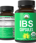 Usda Organic Ibs Capsules For Relief, Ingestion, Bloating, Gas. Irritable Bowel Supplement With 5 Handpicked Organic Ingredients