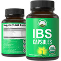 Usda Organic Ibs Capsules For Relief, Ingestion, Bloating, Gas. Irritable Bowel Supplement With 5 Handpicked Organic Ingredients