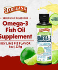 Barlean's Seriously Delicious Omega-3 High Potency Fish Oil Key Lime Pie 8-Oz