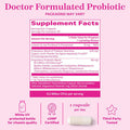 Pink Stork Prenatal Probiotics for Women with Vitamin B6 and Prebiotics - Morning Sickness Gut Microbiome and Immune Support - Pregnancy Probiotic - Pregnancy Must Haves 30 Capsules