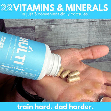 Multivitamin, Ancestral Daily Complete Vitamin For Men, 32 Vitamins & Minerals Including Vitamin A, B, C, D, Zinc, Magnesium, Paleo & Keto Friendly