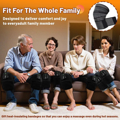 Langskip'S Cordless Knee Heating Pad3 In 1 Rechargeable Heated Knee Brace3 Heat Levels And 3 MassagesElbow & Shoulder For Arthritis Pain ReliefElectric Supports Wraps For Joints For Men Women 2Pcs