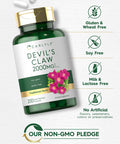 Carlyle Devils Claw 2000 Mg | 200 Capsules | Concentrated Root Extract | Devils Claw Herbal Supplement | Non-Gmo, Gluten Free Sup