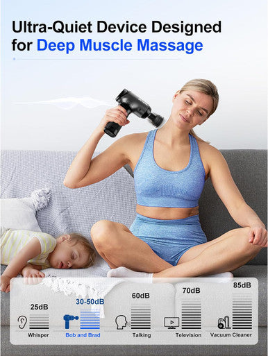 Bob And Brad T2 Massage Gun, Percussion Muscle Massage Gun Deep Tissue With 10Mm Amplitude, 4000 Mah Battery Handheld Electric Massager For Athletes Pain Relief, Fsa And Hsa Eligible