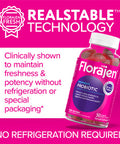Florajen Women's Probiotic Gummies - Triple-Action Prebiotic + Probiotic + Cranberry for Digestive, Urinary, & Immune Support - Fast-Acting - Vegan & Gluten-Free - 40-Count