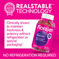 Florajen Women's Probiotic Gummies - Triple-Action Prebiotic + Probiotic + Cranberry for Digestive, Urinary, & Immune Support - Fast-Acting - Vegan & Gluten-Free - 40-Count