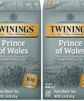 Twinings Lemon & Ginger, Caffeine-Free Herbal Tea Bags, 100 CT Box (1 Pack) | Spicy & Tangy, Ginger, Lemon Peel, Lemongrass, Blackberry Leaves, Soothe Digestion, 100 Foil Lined Individually Wrapped Bags