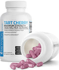 Bronson Tart Cherry Maximum Strength 7600 Mg, 180 Vegetarian Capsules (90 Servings)