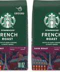 Starbucks Ground Coffee, Dark Roast Coffee, Italian Roast, 100% Arabica, 1 bag (18 oz)