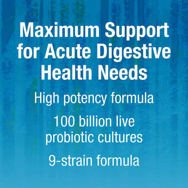Natural Factors Ultimate Probiotic Critical Care Supplement to Support Digestive Health 100 Billion CFU 30 Capsules 30 Servings