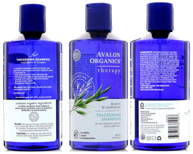 Avalon Organics Shampoo Thickening Biotin B-Complex 14 fl oz (414 ml)
