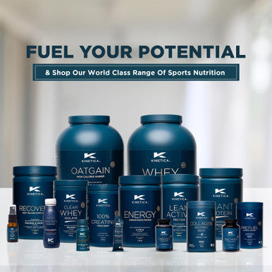 Kinetica Sports Collagen Powder - Berry Flavour | 350g | 5g FORTIGEL Bovine Collagen/Serve 320mg Vitamin C 5ÃƒÅ½Ã‚Â¼g Vitamin D 100mg Hyaluronic Acid & 500mg Glucosamine Sulphate | Joint & Muscle Support