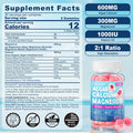 Calcium Supplement Gummy - Bone Strength With Algae Calcium 600Mg, Magnesium 300Mg, Zinc, D3 & B12 Complex - Plant-Based Calcium Magnesium 2:1 Ratio, Calcium Citrate Alternative, Gut-Friendly, 1Pack