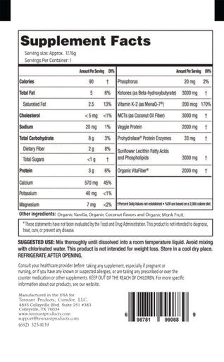 Dr. Tennant'S Brain Food For Cognitive Focus, Mental Acuity, And Memory Function - Focus Supplement, Organic Brain Supplement