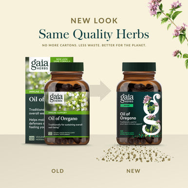 Gaia Herbs Oil Of Oregano 120 liquid-filled capsules