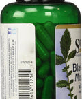 Swanson Blackstrap Molasses - Natural Iron Supplement Promoting Healthy Skin - Premium Wellness Formula - (120 Capsules 29mg Each)