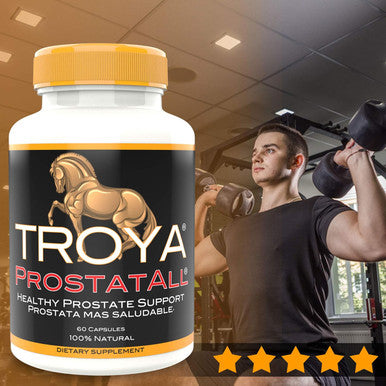 Prostatall Troya Prostate Health Supplement - Advanced Formula Saw Palmetto With Zinc, Stinging Nettle & Pumpkin Seed Extract - Prostate Health For Men - Effective Natural Dht Blocker Supplement