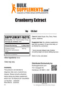 BulkSupplements Cranberry Extract Powder - Cranberry Supplements, Urinary Tract Health - - 500mg , 2000 Servings (1 Kilogram - 2.2 lbs)