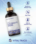 Carlyle Electrolyte Drops 4 fl oz | Hydration Liquid Supplement for Drinks | Vegan Formula | Keto-Friendly Non-GMO Gluten