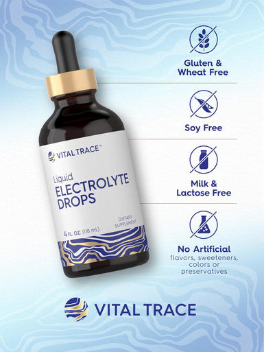 Carlyle Electrolyte Drops 4 fl oz | Hydration Liquid Supplement for Drinks | Vegan Formula | Keto-Friendly Non-GMO Gluten