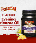 Barlean's Organic Oils Organic Evening Primrose Oil 120 Softgels/1300 Mg Ea. Bottle