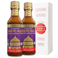 San-J - Spice of Life Variety Pack- Teriyaki, Orange Sauce, Szechuan, Thai Peanut - All Gluten Free Cooking Sauces - Non-GMO - 10 oz. Bottles - 4 Pack