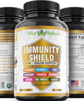 9-In-1 Immune Support Vitamin C (1000Mg), Vitamin D3 (5000 Iu), Zinc(22Mg) With Elderberry, Turmeric, Echinacea, Ginger, Garlic And Pre+Pro-Biotic Per Serving (120 Caps Per Bottle - 2 Month Supply)