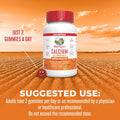 Maryruth Organics Calcium Supplement | Sugar | Calcium Gummies for Women and Men Ages 14+ | Strong Bones and Teeth | Essential Mineral | Vegan | Gluten | 60 Count