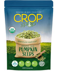 NUT CRAVINGS - Roasted & Unsalted Pumpkin Seeds, Pepitas, No Shell (16oz - 1 LB) Packed Fresh in Resealable Bag - Nut Snack - Food Assortments