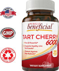 Tart Cherry 6000/Milk Thistle 25k - Extra Strength, Non-GMO, Vegan, 120 Capsules Each