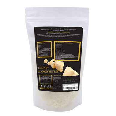 Greenive - 100% Pure Mango Butter- All Natural - Fresh Sourced - (1 Pound Crumble)