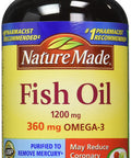 Nature Made Fish Oil 360 mg Omega-3 - 200 Softgels-1656679352