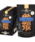 Squirrel Brand Sweet Brown Butter Cashews, 3.5 Ounces Resealable Bag, Gluten Free, Vegetarian
