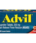 Advil Pain Reliever and Fever Reducer Ibuprofen 200mg 200 Coated tablets