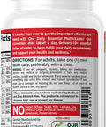 One Daily Womens and Men's Essential Multivitamin | 100 Mini Tablets | Non-GMO & Gluten | By Nature's Truth