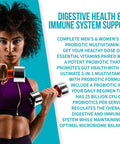 GoBiotix Probiotic Multivitamin Daily Multivitamin with Probiotics 25 Billion CFU Immune Boost Digestive Health Flora Probiotic for Women Men Gluten Free _ 90 Veggie Capsules