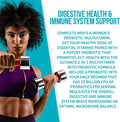 GoBiotix Probiotic Multivitamin Daily Multivitamin with Probiotics 25 Billion CFU Immune Boost Digestive Health Flora Probiotic for Women Men Gluten Free _ 90 Veggie Capsules