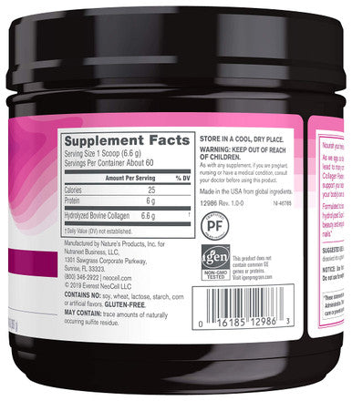 Neocell Super Collagen Powder A 6 600Mg Collagen Types 1 & 3 - Unflavored - 7 Ounces