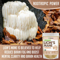 Xprs Nutra Separated Size 00 Capsules (1000 Count) with Lion's Mane Powder (8 Ounce) Bundle