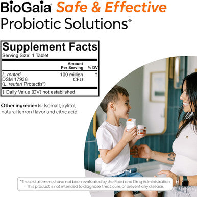 BioGaia Probiotic Chewable 30 Tablets