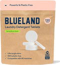 Blueland Laundry Detergent Tablets 120 Count Spring Bloom Scent Plastic- Alternative to Pods Sheets or Liquid - Natural Sustainable Eco-Friendly Laundry Detergent in Compostable Pouch